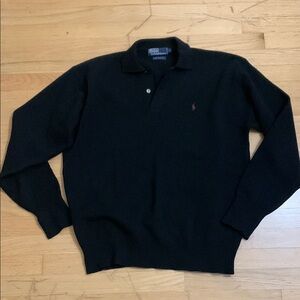 Vintage Polo by Ralph Lauren Knit Long Sleeve Lambswool Sweater Size L